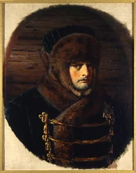 Dans le gel, Napoléon en tenue d